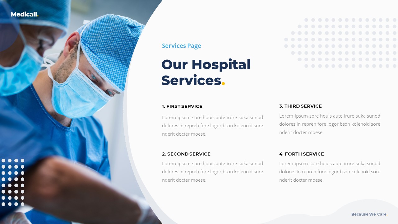 Medicall - Medical Care Powerpoint Templates, Presentation Templates