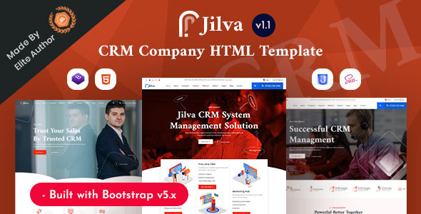 Jilva - CRM - ThemeForest 27425258