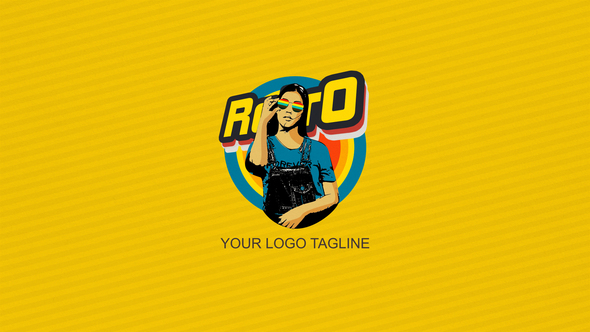 Retro Logo Reveal