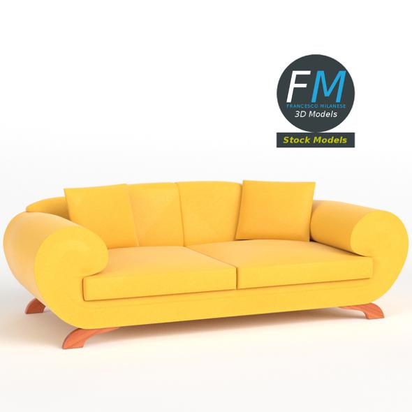 Couch sofa 1 - 3Docean 18543134