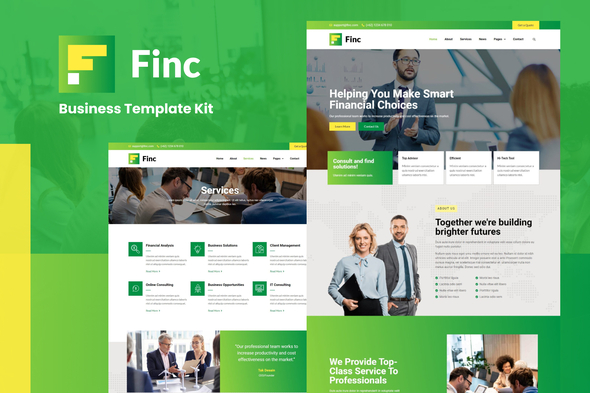Finc - BusinessFinancial - ThemeForest 30368883