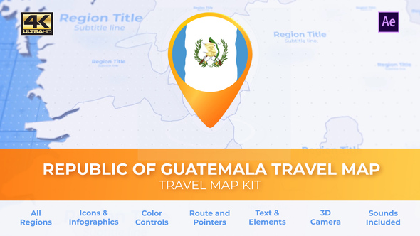 Guatemala Map - Republic of Guatemala Travel Map