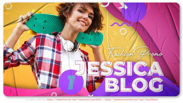 Jessica Blog. Fashion - VideoHive 30470476
