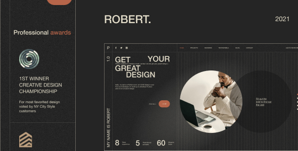 Robert. - Personal - ThemeForest 30470772
