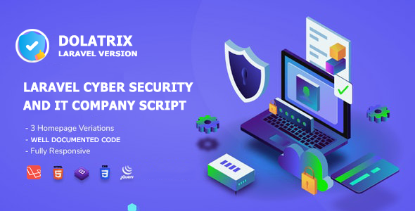 Dolatrix – Laravel Cyber Security Agency & IT Services Company CMS Website