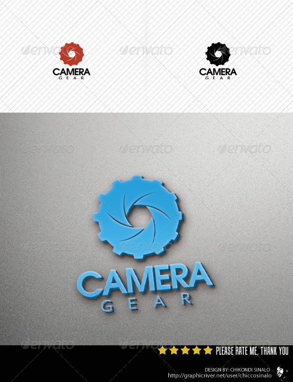 Camera Gear Logo Template - Abstract Logo Templates