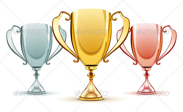 Three trophies - Conceptual Vectors