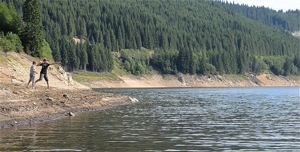 Kids Near The Lake 2