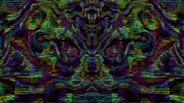 Transforming Rainbow Effect Nostalgic Fashion Glittering Background