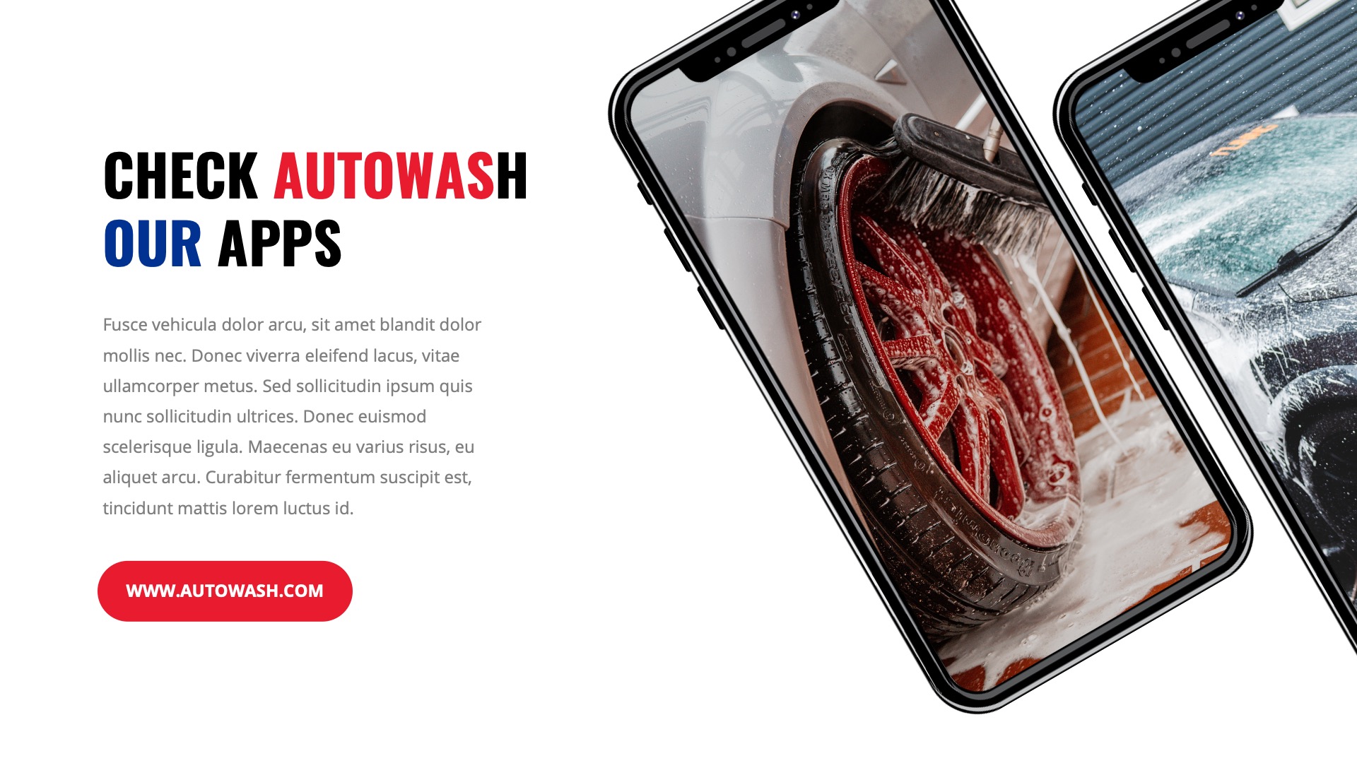 AUTOWASH Car Wash & Services Google Slides Template, Presentation