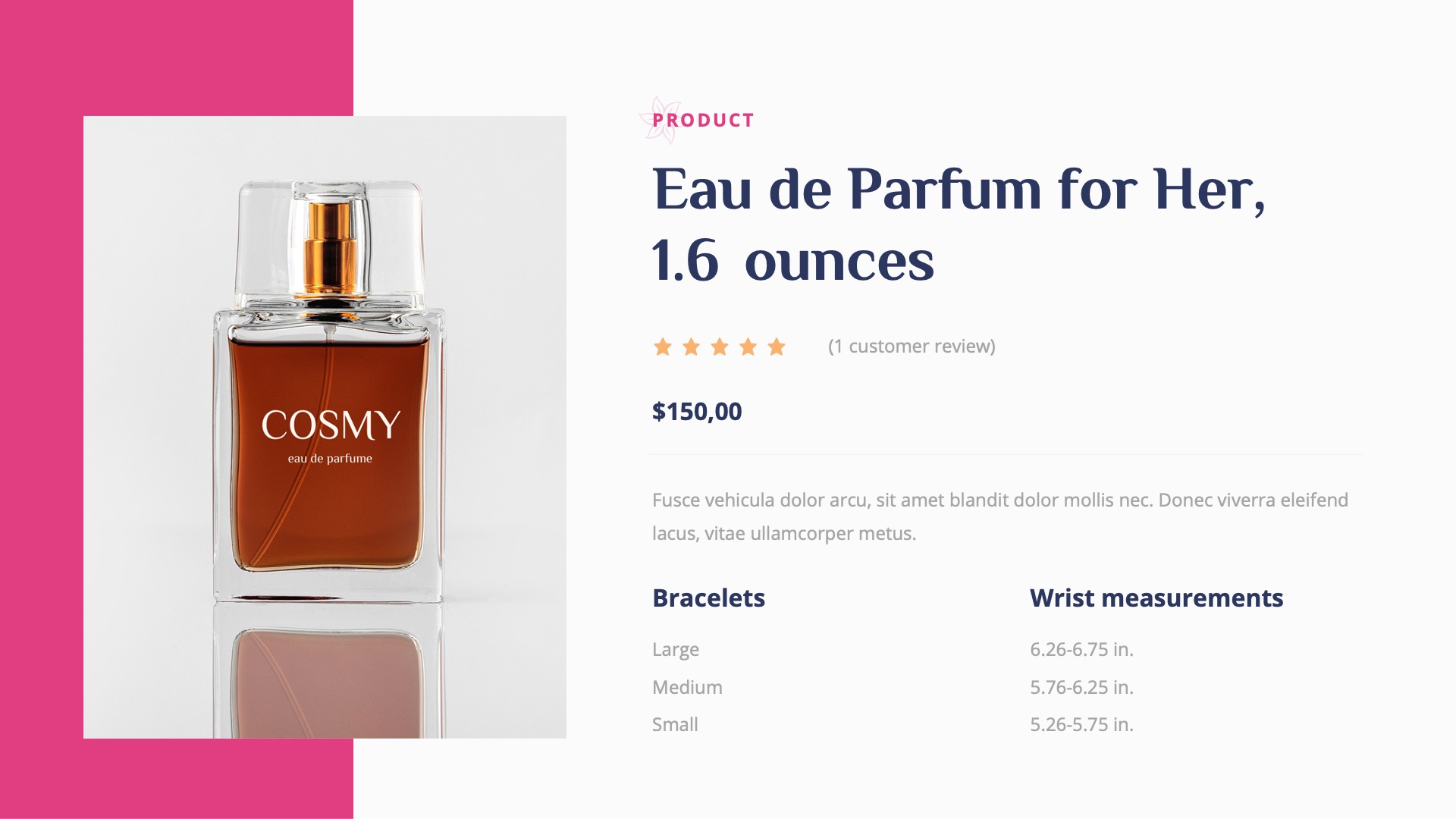 Cosmy - Perfume & Cosmetic Keynote Template, Presentation Templates