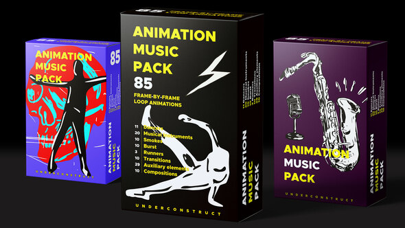 Animation music pack - VideoHive 30486180