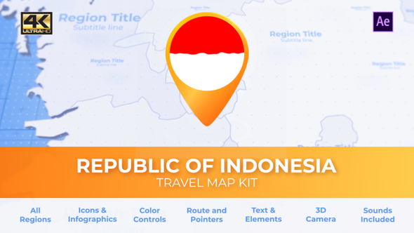 Indonesia Map - Republic of Indonesia Travel Map