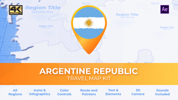 Argentina Map - Argentine Republic Travel Map