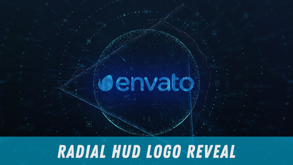 Radial HUD Logo Reveal