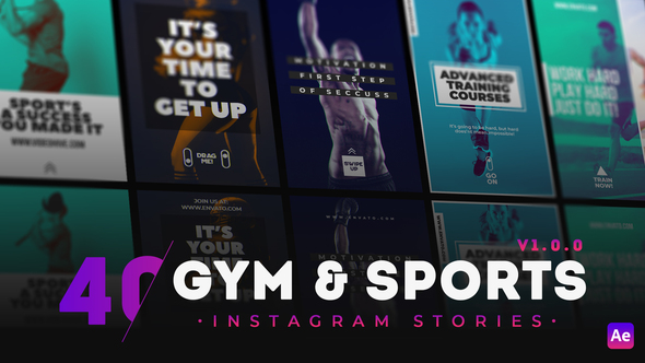 40 GYM & Sports Instagram Story
