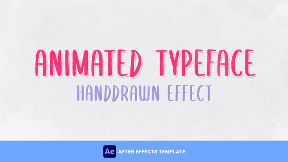 Animated Handwriting Typeface - VideoHive 30443648