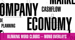 Blinking Word Cloud Overlays + Alpha