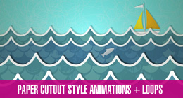 Paper Cutout Style Backgrounds