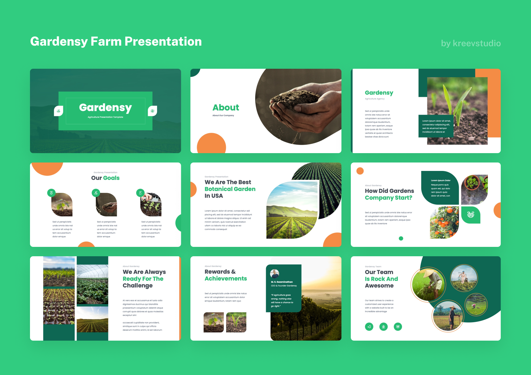 Gardensy - Farm Power Point Presentation, Presentation Templates ...