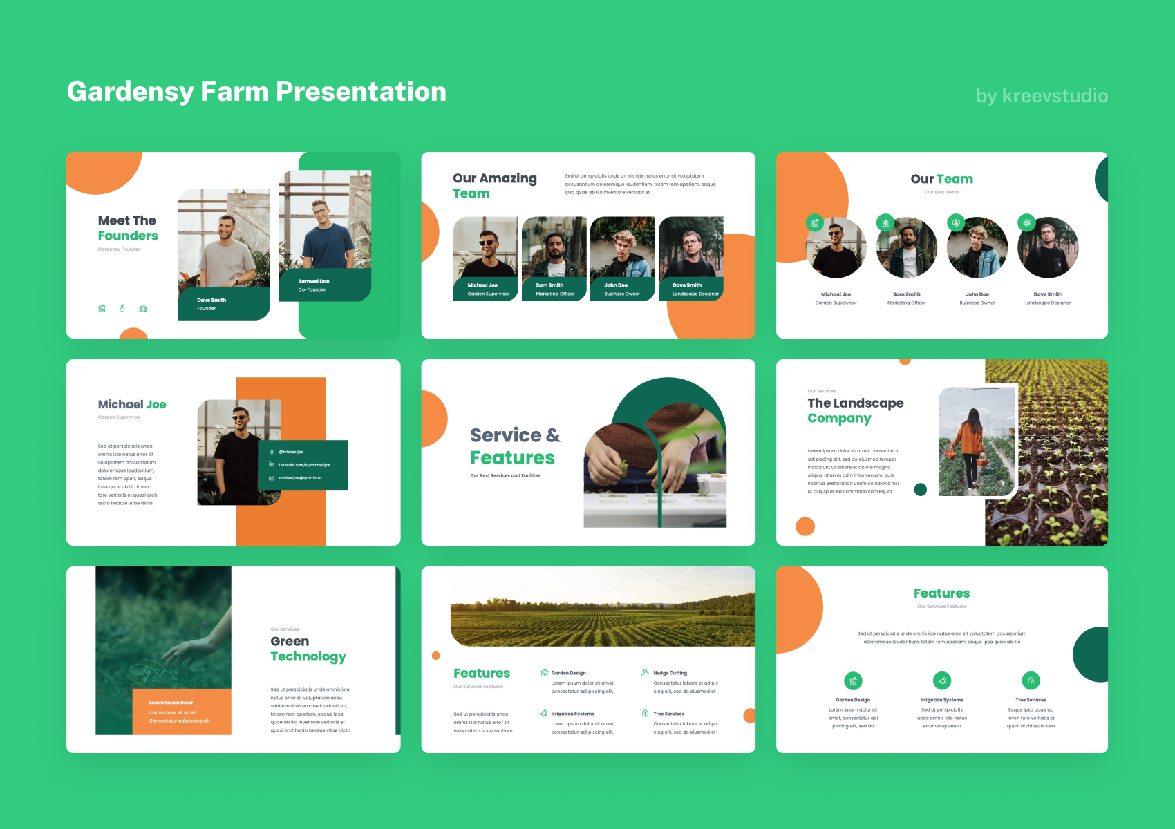 Gardensy - Farm Power Point Presentation, Presentation Templates ...