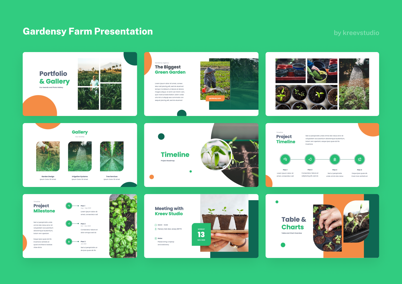 Gardensy - Farm Power Point Presentation, Presentation Templates ...