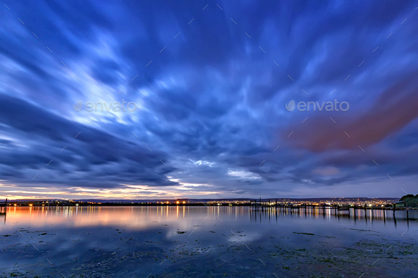 blue hour - Stock Photo - Images