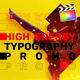 Energy Typography Promo  | For Final Cut & Apple Motion
