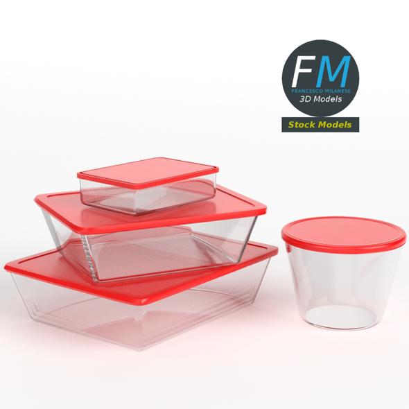 Food containers set - 3Docean 22669608