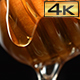 Honey Flowing Down the Wooden Stick - VideoHive Item for Sale