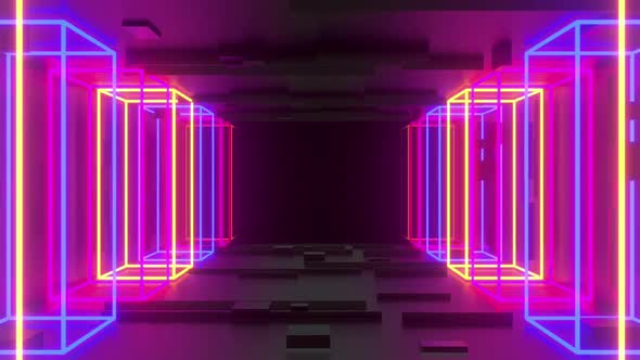 Cube Neon Land 01 Hd