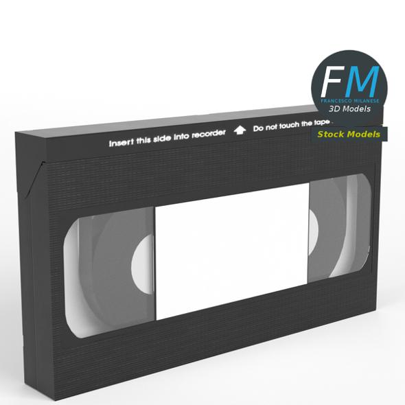 VHS videotape cassette - 3Docean 18403433