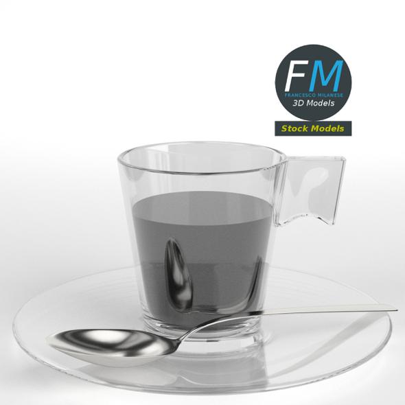 Coffee in glass - 3Docean 30553730