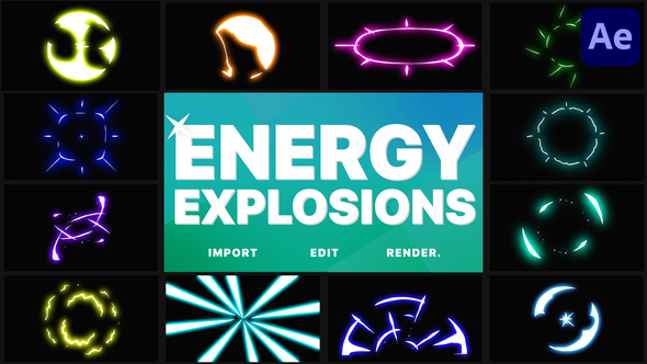 Energy Explosions - VideoHive 30559666