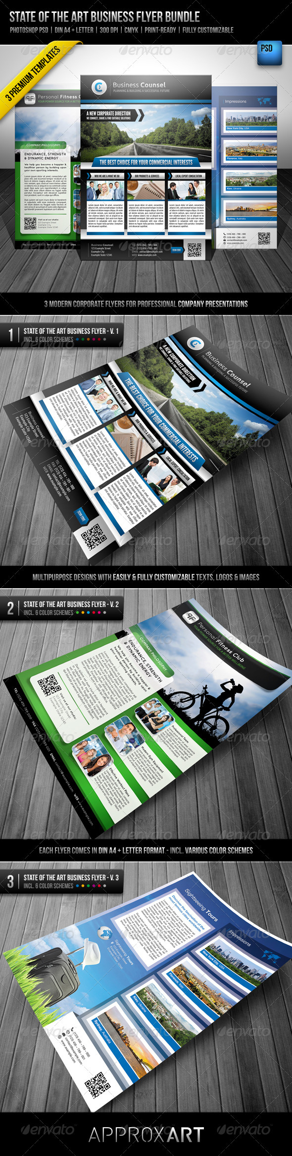 State of the Art Business Flyer Bundle - Corporate Flyers