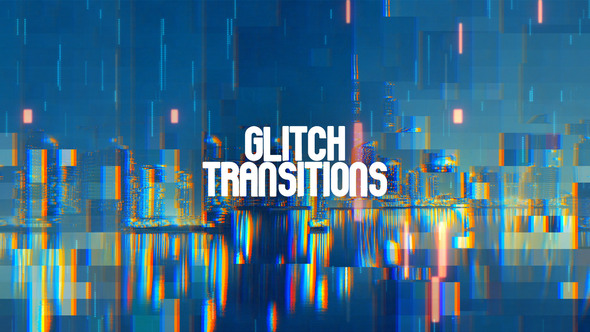 Glitch Transitions - VideoHive 30504283
