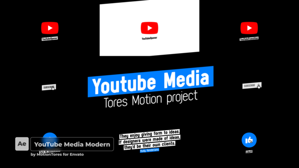YouTube Media Modern \ After Effects