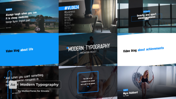 Modern Typography - VideoHive 24665583
