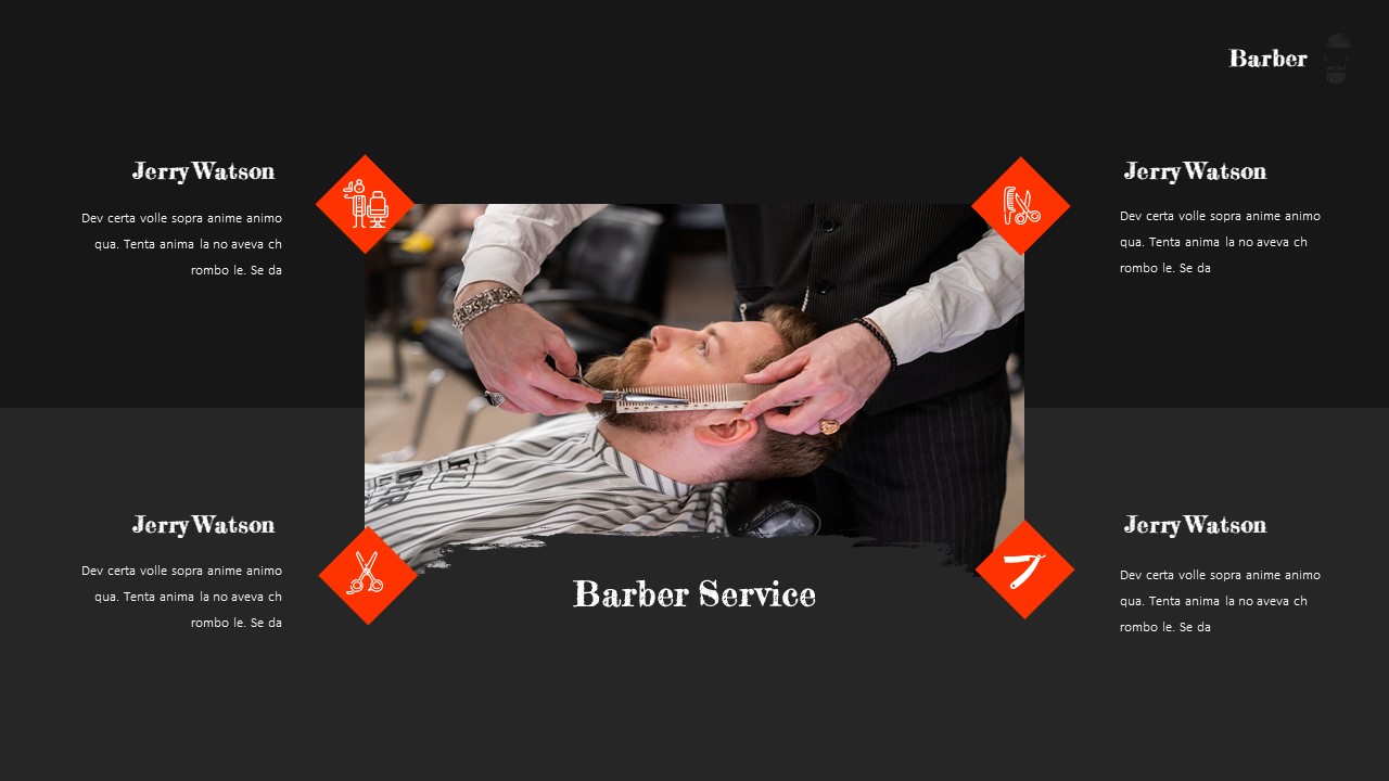 Barber PowerPoint Presentation, Presentation Templates | GraphicRiver