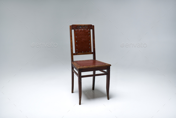 chair. soft chair. director\'s chair. sofa. photo studio equipment. White cyclorama.