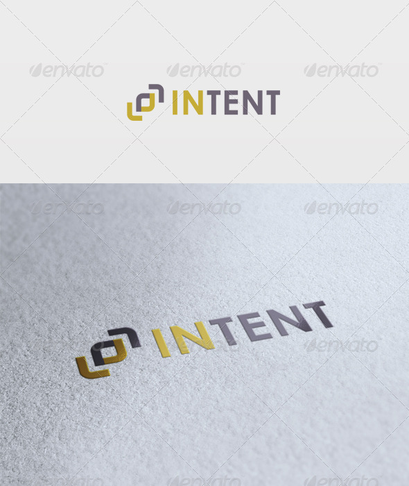 Intent Logo - Vector Abstract