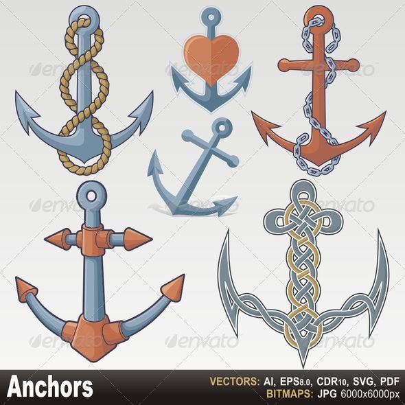 Anchors - Objects Vectors
