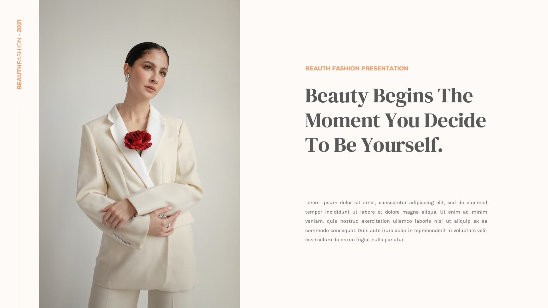Beauth - Fashion and Beauty PowerPoint Template by fluffstudio ...