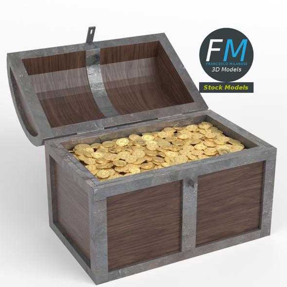 Treasure chest with - 3Docean 30585317
