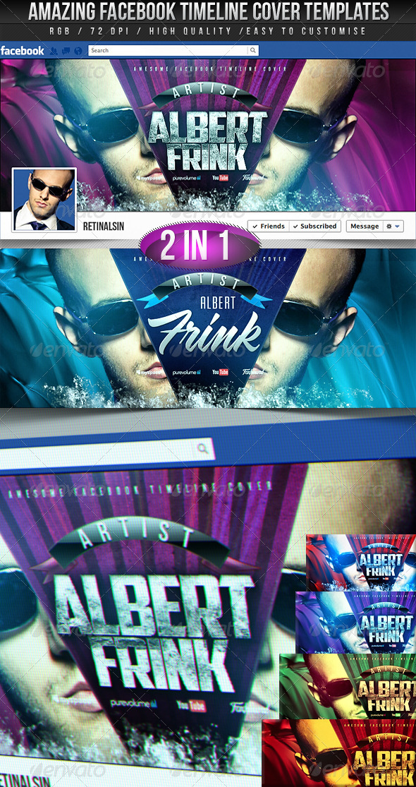 Facebook Timeline Covers - 2in1 - Facebook Timeline Covers Social Media