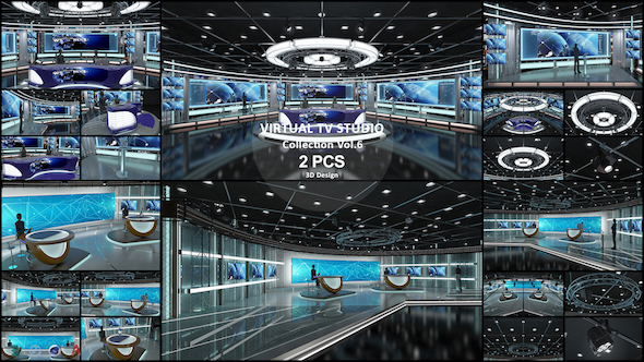 Virtual TV Studio - 3Docean 21773135
