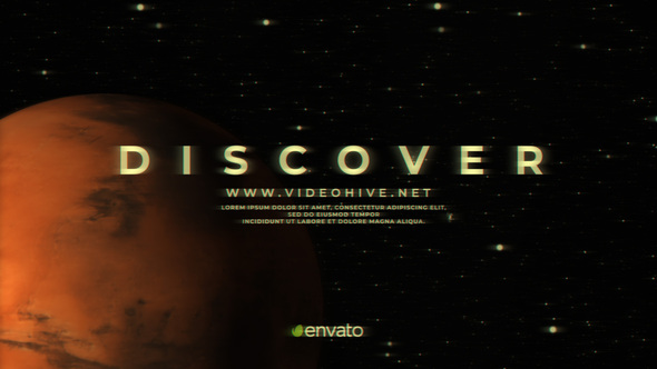 Mars Discover Logo - VideoHive 30592826