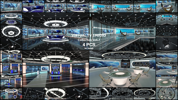 Virtual TV Studio - 3Docean 21783776