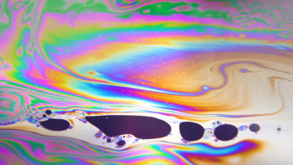 Fantasy Futuristic Colorful Swirl Creating Dark Purple Bubbles alt