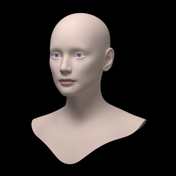 Female Ideal Head - 3Docean 30602566
